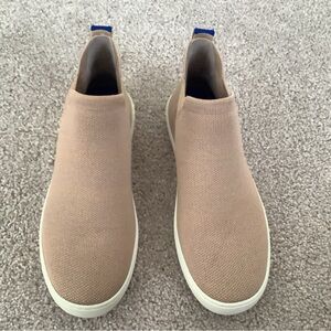 Rothy’s Merino Camel Chelsea boots